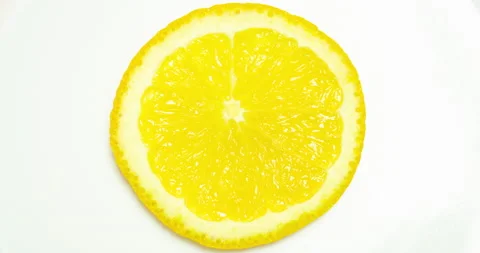 Orange timelapse as it dries Stock Footage 130284120