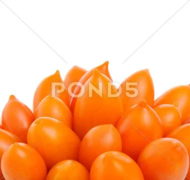 Orange tomatoes Stock Photos