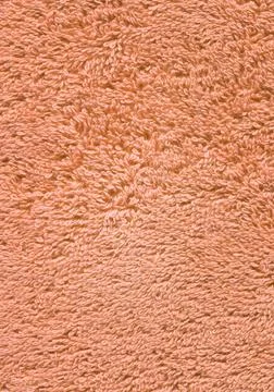 Orange towel texture Stock Photos
