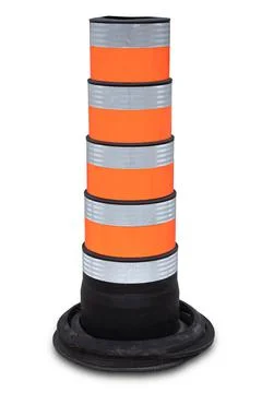 Orange traffic cone construction warning forbidden web page 404 error isolate Stock-Fotos