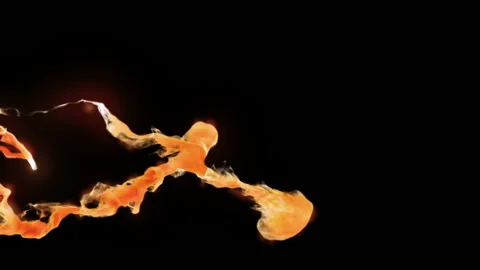 Orange Trails of smoke background transition. Colorful lines of smoke spreading Stock Footage 103795289