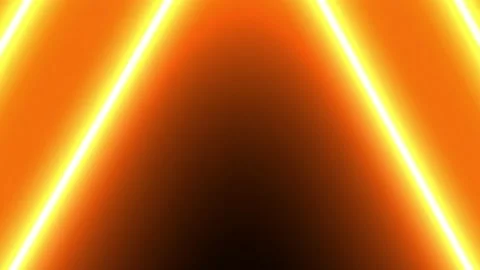 Orange triangle neon glowing animation motion graphics Stock-Footage 154251207