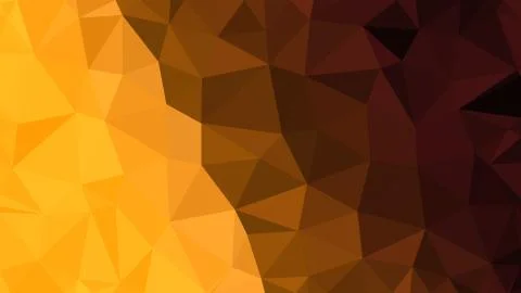 Orange triangular low poly, Mosaic pattern Background, Vector illustration gr Illustrazione stock