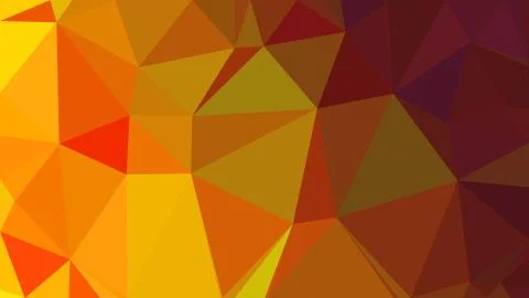 Orange triangular low poly, Mosaic pattern Background, Vector illustration gr 库存插图