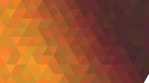 Orange triangular low poly, Mosaic pattern Background, Vector illustration gr Illustrazione stock