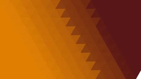 Orange triangular low poly, Mosaic pattern Background, Vector illustration gr Illustrazione stock