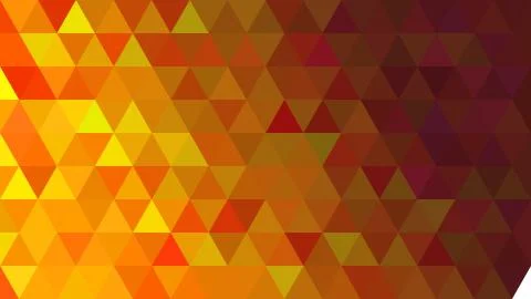 Orange triangular low poly, Mosaic pattern Background, Vector illustration gr 库存插图