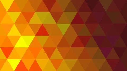 Orange triangular low poly, Mosaic pattern Background, Vector illustration gr イラスト素材