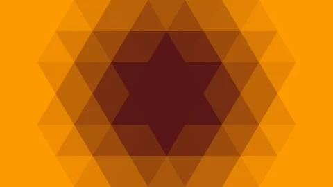 Orange triangular low poly, Mosaic pattern Background, Vector illustration gr 스톡 일러스트