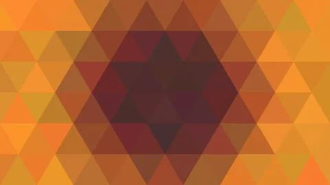 Orange triangular low poly, Mosaic pattern Background, Vector illustration gr Stock Illustration