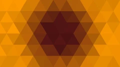 Orange triangular low poly, Mosaic pattern Background, Vector illustration gr Stock Illustration