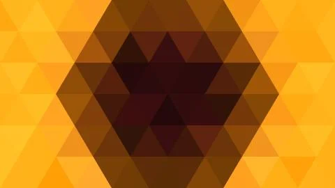 Orange triangular low poly, Mosaic pattern Background, Vector illustration gr 库存插图
