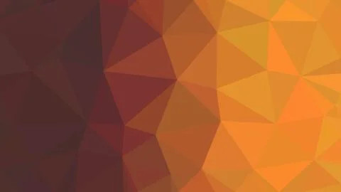 Orange triangular low poly, Mosaic pattern Background, Vector illustration gr イラスト素材