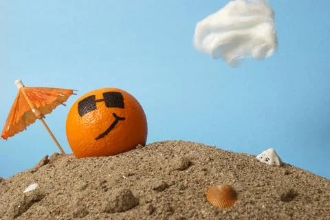 Orange Tropic Foto stock