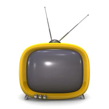 Orange tv Stock Illustration