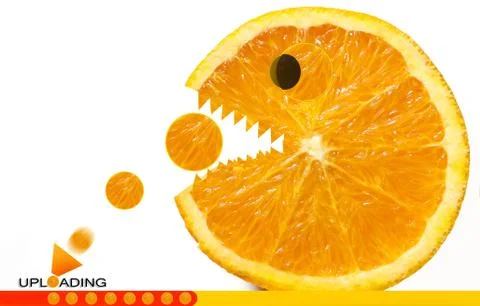 Orange Uploading Photos