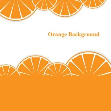 Orange vector background Stock Illustration