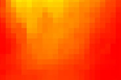 Orange vector background from squares. Beautiful illustration from orange-yellow Stock Illustration