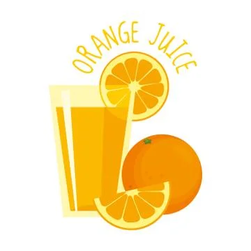 Orange vector illustration isolated Stock Illustration