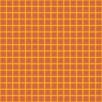 Orange vector square grid pattern. Seamless texture Illustrazione stock