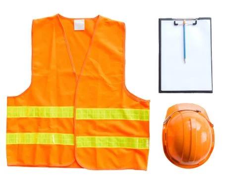Orange vest Stock Photos