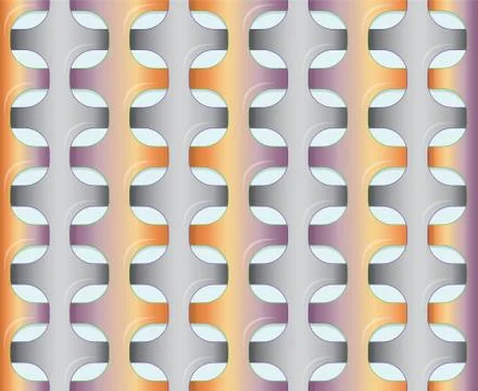 Orange - violet pattern. Stock Illustration