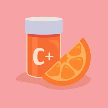 Orange Vit C Illustrazione stock