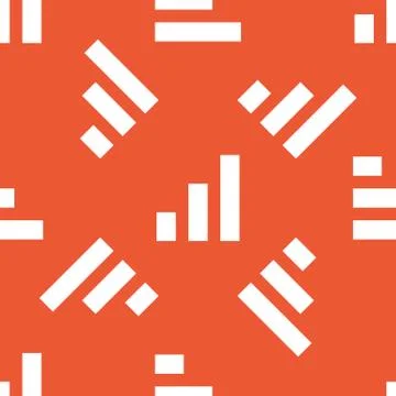 Orange volume scale pattern Stock Illustration