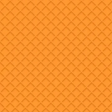 Orange waffle background Stock Illustration