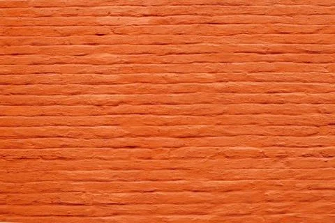 Orange wall brick Stock Photos