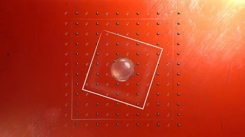 Orange Wall - Professional VJ Background Loop Video stock 80296348