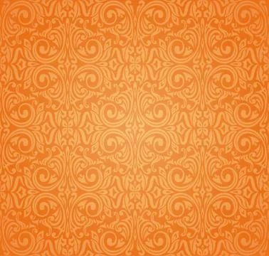 Orange wallpaper background Stock Illustration