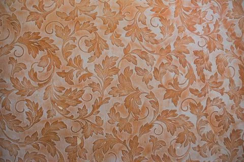 Orange wallpaper pattern Stock Photos