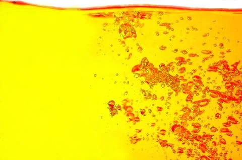 Orange water Stock Photos