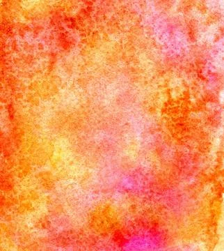 Orange Watercolor Texture Ilustração Stock