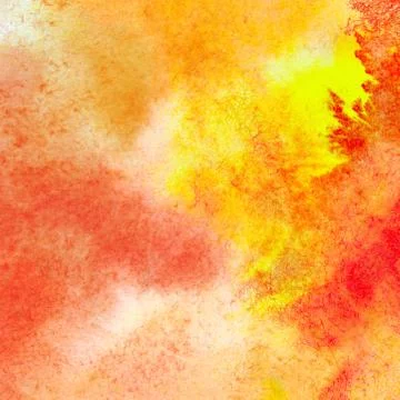 Orange watercolor texture Foto stock