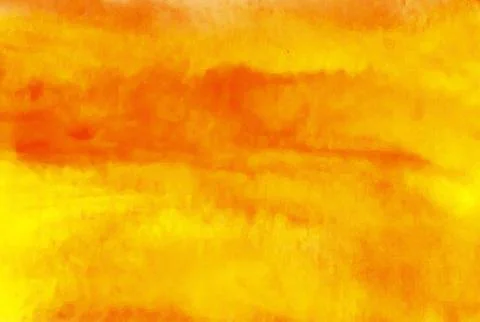 Orange watercolor vector background. Abstract hand paint square stain backdro Stock Illustration