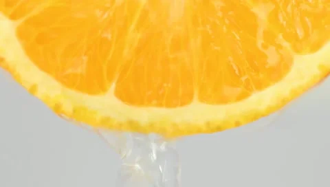 Orange - watered - flow Stock Footage 10717524