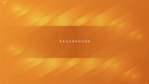 Orange wave curved presentation background Stock Illustration