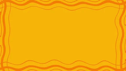 Orange wave frame Stock Footage 307852849