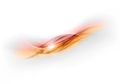 Orange wave Illustrazione stock