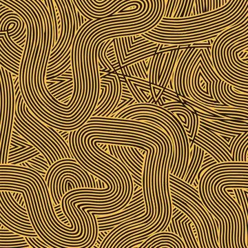 Orange Wave Line Pattern Striped Line Background. Orange Wave Line Pattern... Stock Photos