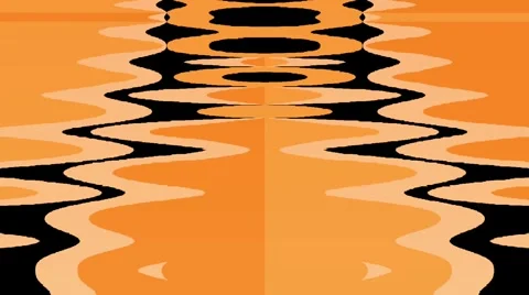 Orange waves gradient Stock Footage 302876669