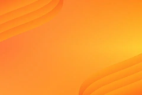 Orange wavy gradient background illustration Stock Illustration