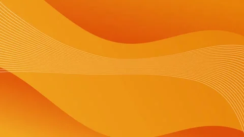 Orange Wavy Lines Abstract Loop Background. Video stock 286775878