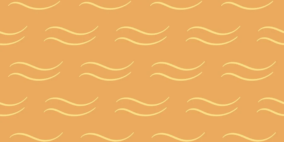 Orange Wavy Pattern with Smooth Lines for background and design similar to Sand Stock Illustration