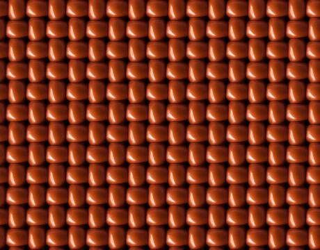 Orange weaved mesh seamless pattern. Illustration 3D. Stockillustratie