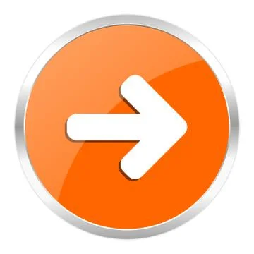 Orange web button Stock Illustration