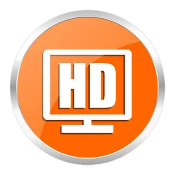 Orange web button 库存插图