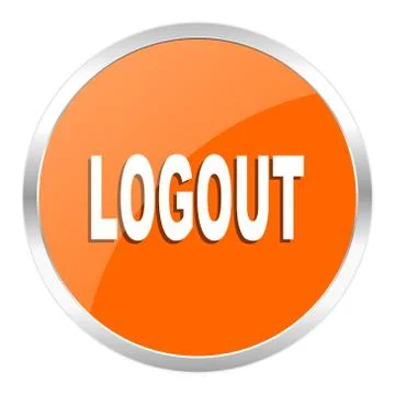 Orange web button Stock Illustration